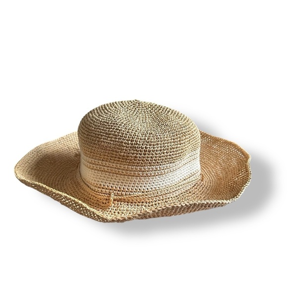 Helen Kaminski Provence 10 Raffia Sun Hat Packable Wide Brim Natural main image 5